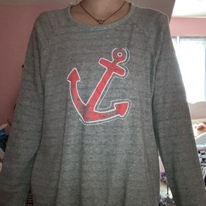 long sleeve anchor t shirt